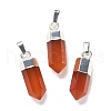 Natural Carnelian Pendants G-G737-08I-S-1