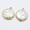 Natural Cultured Freshwater Pearl Pendants PEAR-F006-54G-2