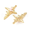 304 Stainless Steel Resin Pendants STAS-C134-38G-2