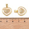 Brass Pendants KK-H002-11A-G-RS-3