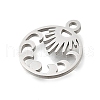304 Stainless Steel Charms STAS-S178-01P-2