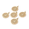 PVD Vacuum Plating 304 Stainless Steel Pendants STAS-S105-T523G-3