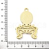 Glass Mirror Pendants FIND-Z073-03G-3