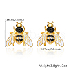 Bee Shape 925 Sterling Silver Stud Earrings KS3450-3