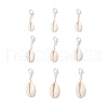 Shell Pendant Decoration HJEW-JM03185-01-2