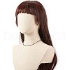 Natural Agate Beaded Necklaces for Women NJEW-JN03789-01-3
