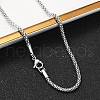 Tarnish Resistant 304 Stainless Steel Popcorn Chain Necklaces NJEW-J032-22P-1