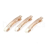 Stainless Steel Hair Barrette Findings X-OHAR-PW0001-198KCG-D-1