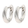 Brass Hoop Earrings EJEW-I289-04P-1