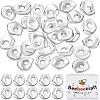 Beebeecraft 40Pcs Brass Spacer Beads KK-BBC0014-48S-1