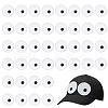 40Pcs Eye Non-woven Fabric Iron on/Sew On Patches PATC-FG0001-83-1