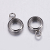 Tarnish Resistant 304 Stainless Steel Tube Bails X-STAS-K146-050-5mm-1
