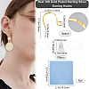 Beebeecraft 5 Pairs 925 Sterling Silver Earring Hooks STER-BBC0006-49G-2