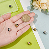 Unicraftale 6Pcs 2 Colors 304 Stainless Steel European Beads OPDL-UN0001-07-2