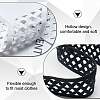 FINGERINSPIRE 10 Yards Polyester Elastic Hollow Wide Band DIY-FG0006-44B-6