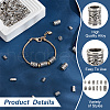 HOBBIESAY 120Pcs 10 Styles Tibetan Style Alloy Beads Sets TIBEB-HY0001-10AS-5