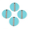 Resin & Wood Pendants RESI-T057-52A-1