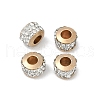 Alloy Rhinestone Clay Pave Beads ALRI-D300-01G-02-1
