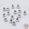 925 Sterling Silver Spacer Beads STER-K171-44S-4mm-5