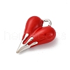 Brass Enamel Pendants KK-Q098-19P-2