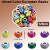 SOFPLATE 120Pcs Resin European Beads FIND-SP0002-05B-2