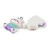 Rabbit Resin Pendants RESI-U004-03D-2