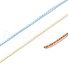 Segment Dyed Waxed Polyester Cord YC-C003-02B-3