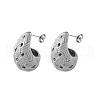 304 Stainless Steel Stud Earrings for Women IL8099-5-1