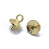 Brass Cup Pearl Peg Bails Pin Pendants KK-L184-18C-2