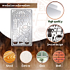 Retro Stainless Steel Metal Cutting Dies Stencils DIY-WH0242-274-3