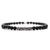 Natural Round Lava Rock Beaded Bracxelets for Men OI5065-1-1