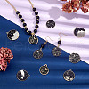   42Pcs 7 Styles Alloy Enamel Pendants ENAM-PH0002-82-5