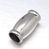 Tarnish Resistant 304 Stainless Steel Magnetic Clasps with Glue-in Ends STAS-M200-D-01-2