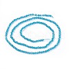 Transparent Glass Beads Strands GLAA-F094-A11-2