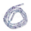 Natural Colorful Fluorite Beads Strands G-ONLY-T-A04-01-3