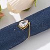 Mother's Day Rings 304 Stainless Steel Cubic Zirconia Rings for Women RJEW-M048-01G-2