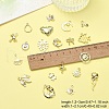 40Pcs 20 Styles Rack Plating Alloy Pendants FIND-YW0004-85-3
