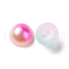 Imitation Pearl Acrylic Cabochons OACR-R063-4mm-M-2