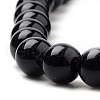 Natural Black Onyx Beads Strands G-S259-19-10mm-3