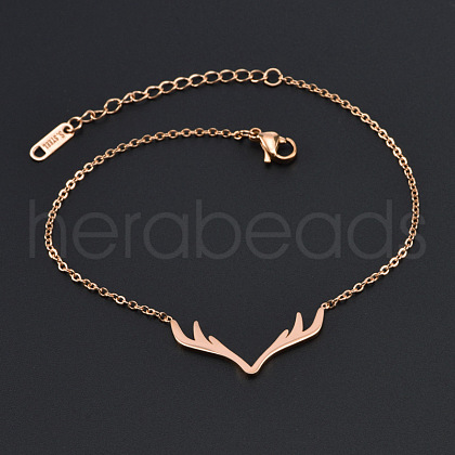 Stainless Steel Charm Anklets WGE3F25-29-1