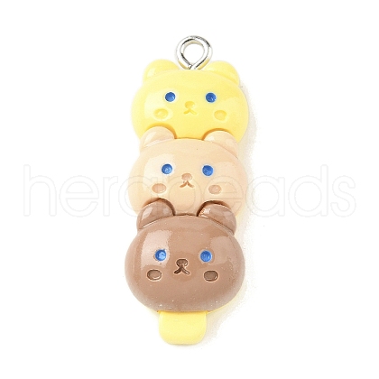 Animal Theme Resin Pendants RESI-V005-001C-1