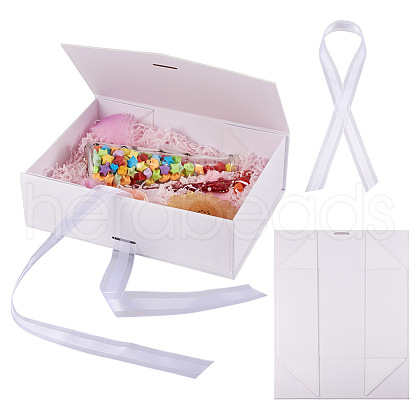 Rectangle Foldable Paper Gift Storage Boxes AJEW-TAC0035-07A-1