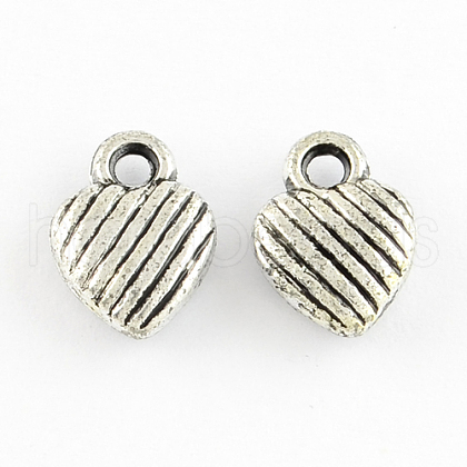 Antique Silver Acrylic Pendants PACR-R218-40AS-1