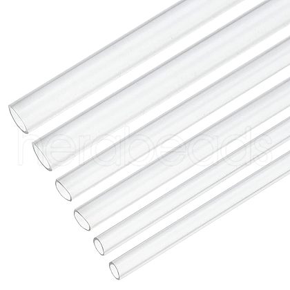 Olycraft 3 Sets 3 Style ABS Plastic Column Bar Rods DIY-OC0008-26-1