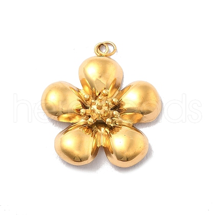 304 Stainless Steel Pendants STAS-D367-01G-1
