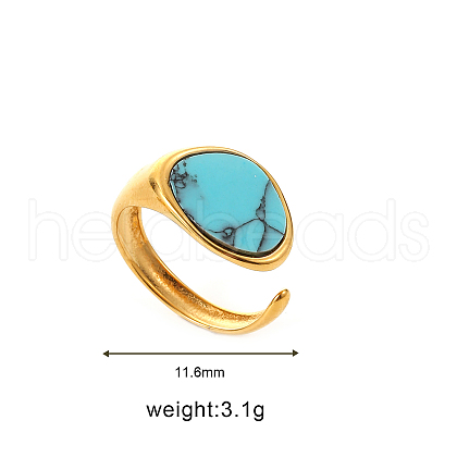 Stainless Steel Adjustable Cuff Rings for Women SD8215-3-1