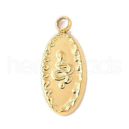 304 Stainless Steel Charms STAS-Q351-08G-1