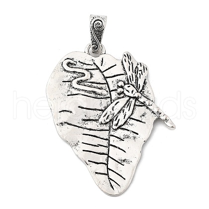 Tibetan Style Alloy Big Pendants PALLOY-D362-02AS-E-1