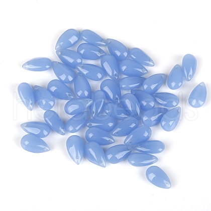 5Pcs Transparent Glass Beads X-GLAA-PW0001-25G-1