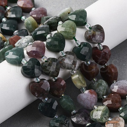 Natural Indian Agate Beads Strands G-P570-E13-01-1